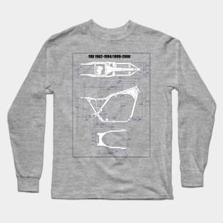 F-X-R frame bueprint Long Sleeve T-Shirt